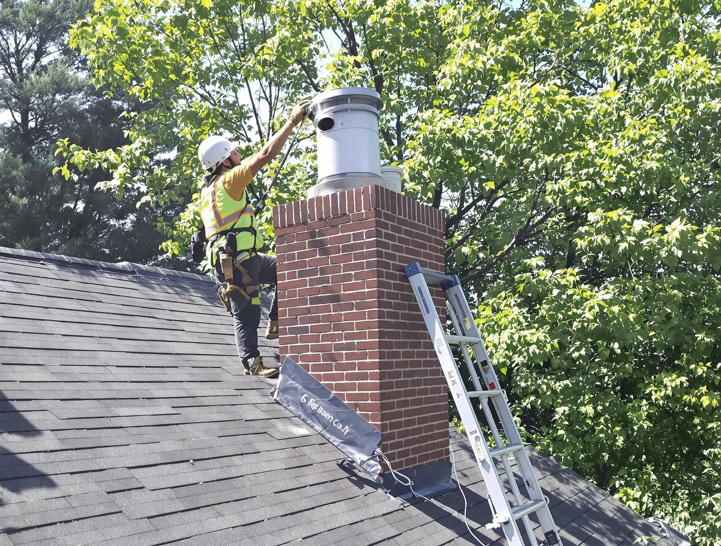 Chimney liner inspection by Monsey Chimney Sweep in Monsey, NY