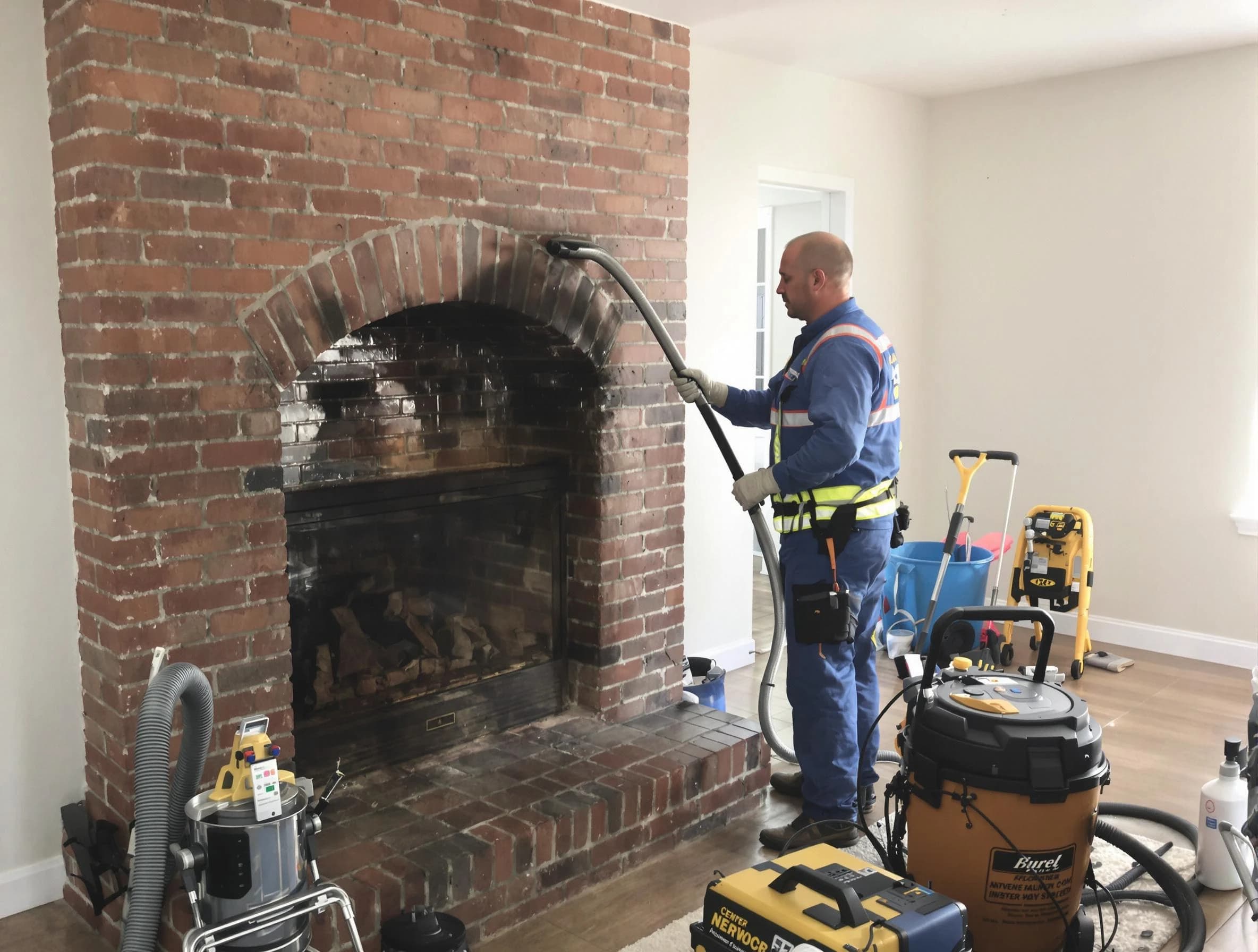 Monsey Chimney Sweep expert performing detailed chimney sweep in Monsey, NY