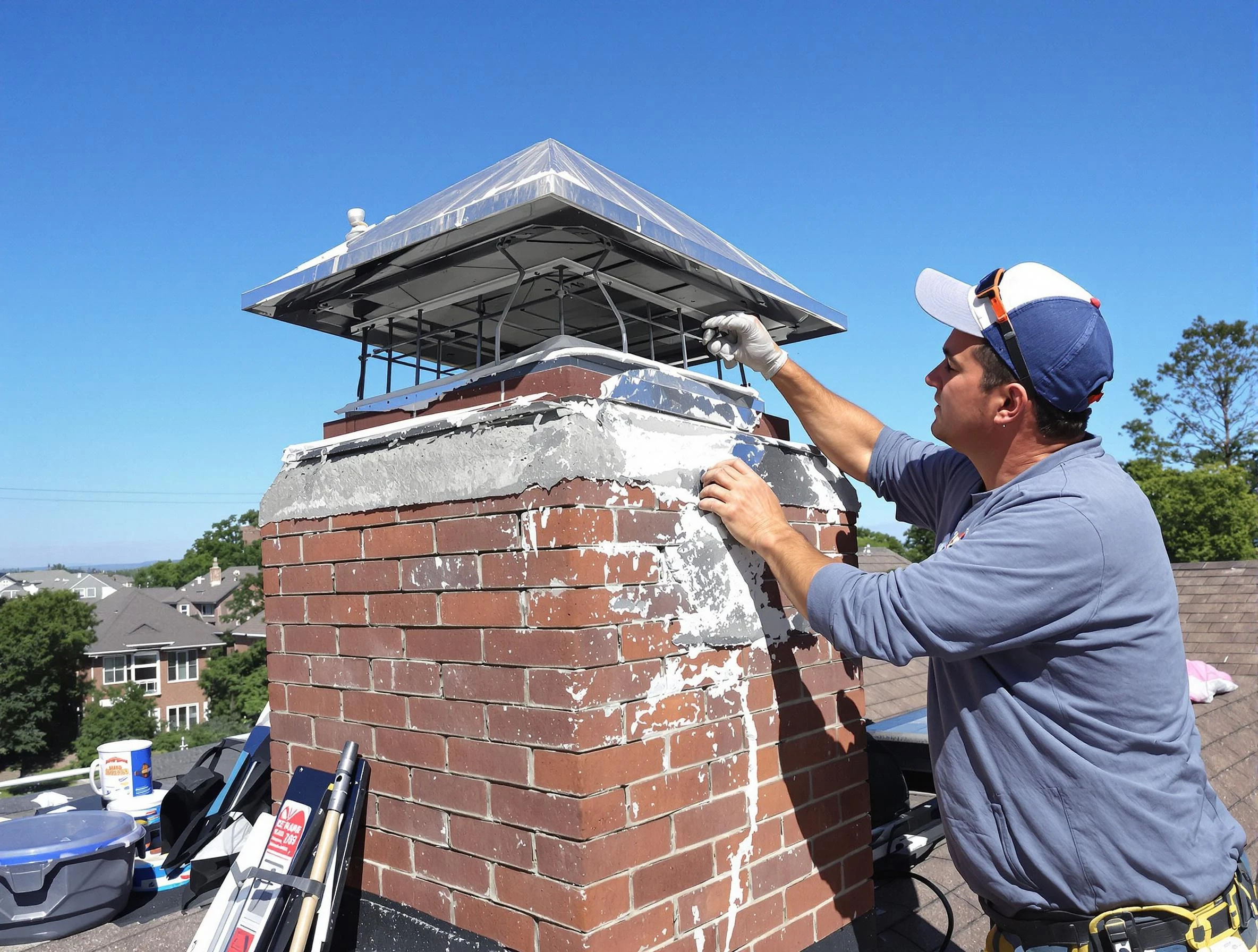 Chimney Crown Services in Monsey