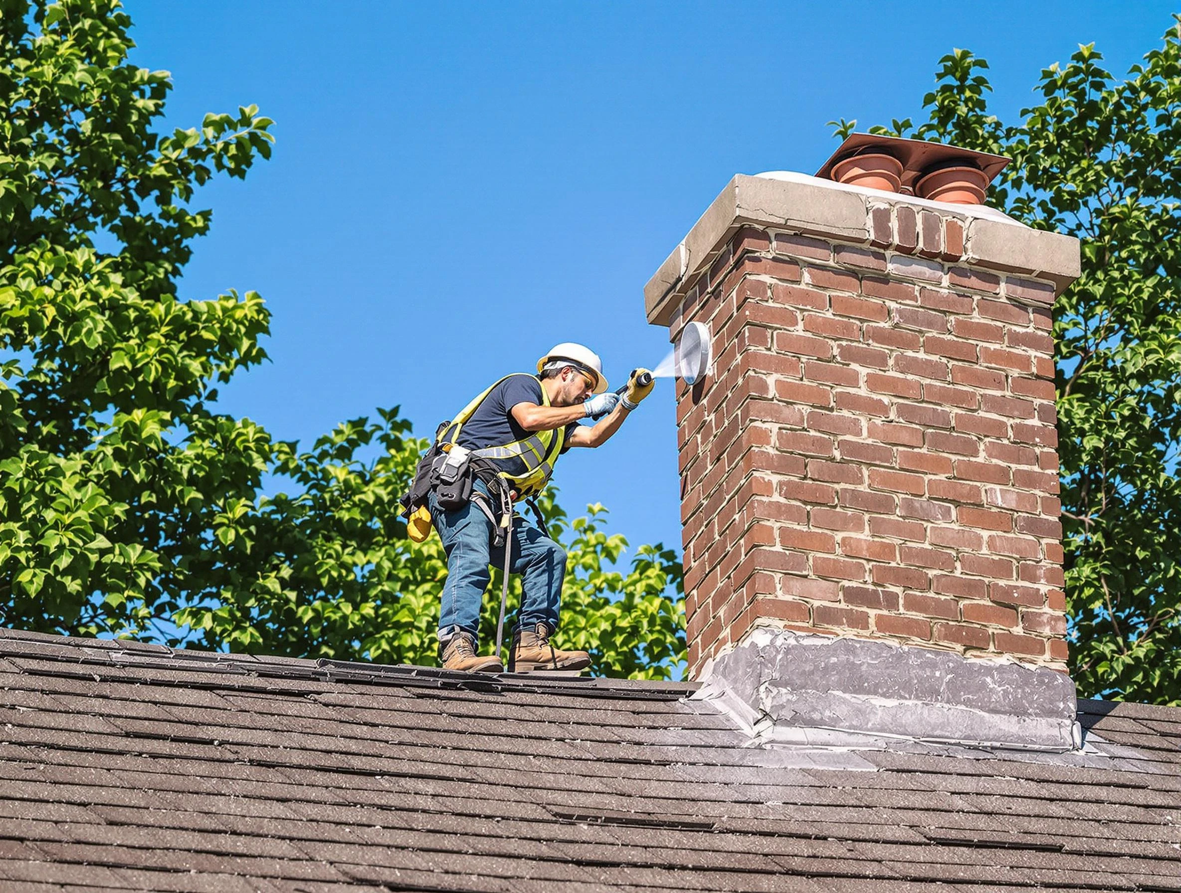 Monsey Chimney Sweep performing an inspection with advanced tools in Monsey, NY